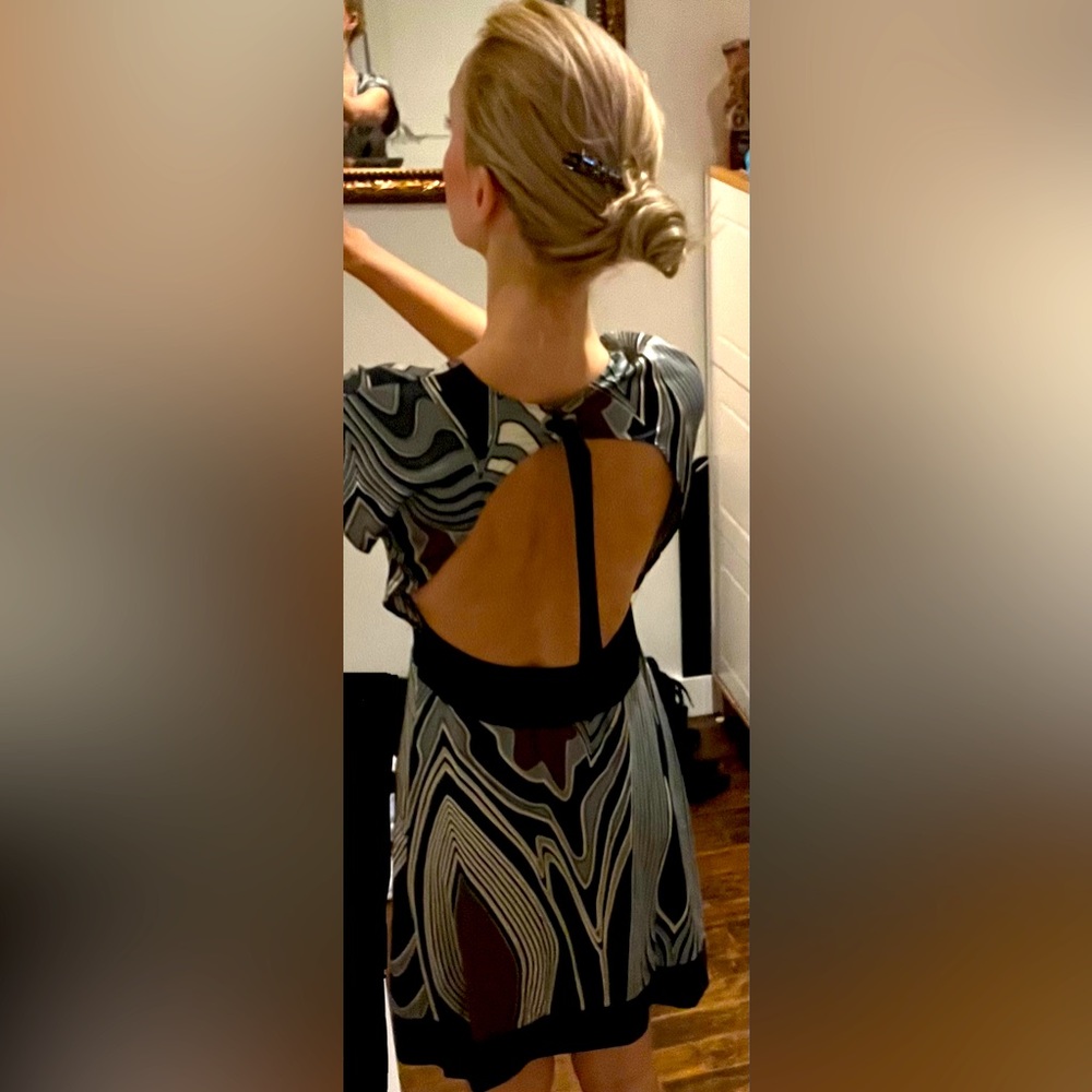 Made in Italy - Open Back Silky Dress